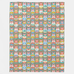 Couverture Polaire Matreshka Fleece Blanket