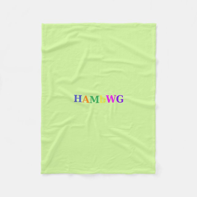 Couverture Polaire Md1f79b HAMbWG - Plaid en fausse fourrure - Vert C (Devant)