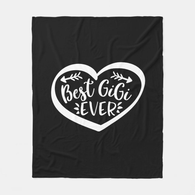 Couverture Polaire Meilleur cadeau Gigi Ever Grand-Mère (Devant)
