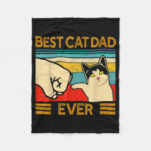Couverture Polaire Meilleur Chat Papa Jamais Drôle Chat Papa