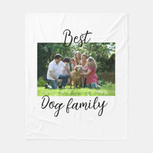 Couverture Polaire Meilleur chien famille maman papa animal ami anima