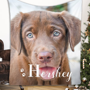 Couverture Polaire Meilleur Chien Personnalisé Animaux de Compagnie L