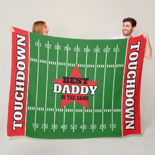 Couverture Polaire Meilleur dans le jeu Football cadeau personnalisé