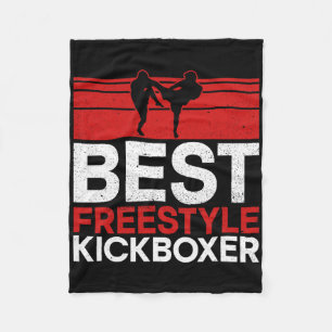 Couverture Polaire Meilleur kickboxeur freestyle - kickboxin arts mar