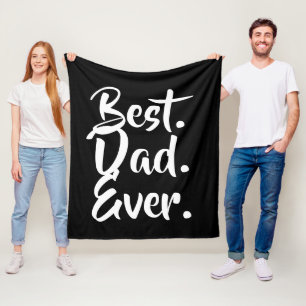 Couverture Polaire Meilleur Papa Ever, Cadeau Papa, Cadeau Fête des P