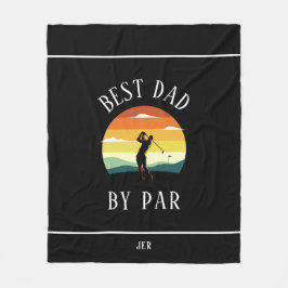 Couverture Polaire Meilleur papa par carte personnalisée