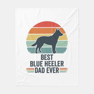 Couverture Polaire Meilleur père Blue Heeler de tous les temps Design