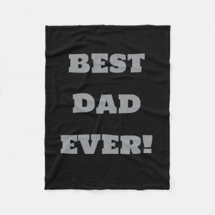 Couverture Polaire Meilleur père jamais plaid personnalisé en fleece