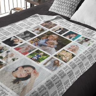Couverture Polaire Meilleurs amis personnalisés avec des photos