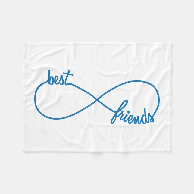 Couverture Polaire Meilleurs amis pour toujours (Devant (Horizontal))