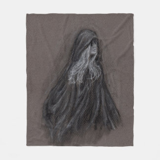 Couverture Polaire Melinoe, déesse des Fantômes Blanket