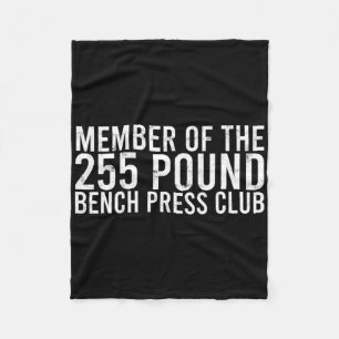 Couverture Polaire Membre Du Club De Presse De 225 Pound Bench - Gym
