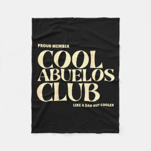 Couverture Polaire Membre fier du club des Abuelos cool comme un papa