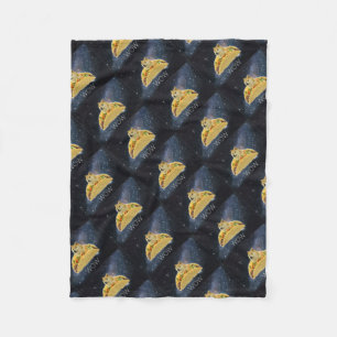 Couverture Polaire meme de taco de l'espace de doge