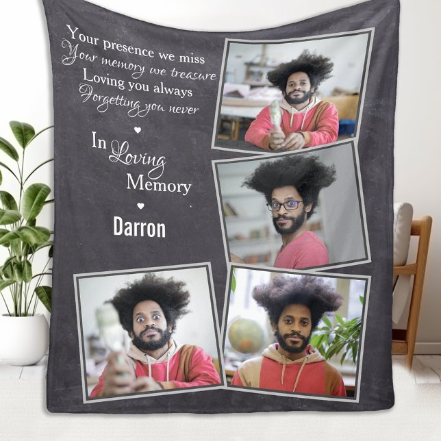 Couverture Polaire Mémoire amoureuse Famille souvenir (Créateur téléchargé)