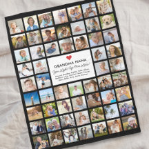 Mémoire Photo Collage 57 Photos Easy Custom Cadeau