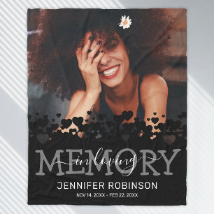 Couverture Polaire Memorial Keepsake Photo Tribute