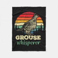 Mens Retro Ruffed Grouse Whisperer Bird Hund Bi