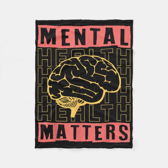 Couverture Polaire Mental Health Awareness Depression Suicide Prevent (Devant)