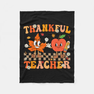 Couverture Polaire Merci Professeur Retro Super Thanksgiving Fall Wig