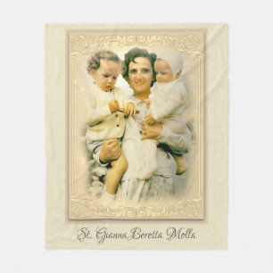 Couverture Polaire Mère de catholique de St Gianna Beretta Molla