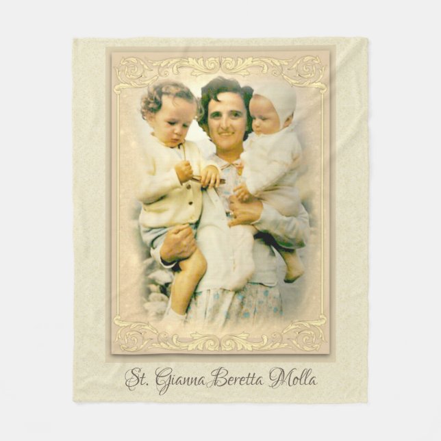 Couverture Polaire Mère de catholique de St Gianna Beretta Molla (Devant)