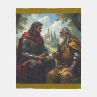 Couverture polaire Merlin et le roi Arthur à Camel