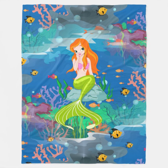 Couverture Polaire mermaid (Devant)