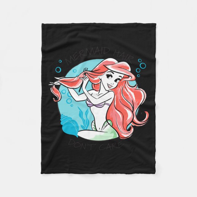 Couverture Polaire Mermaid Hair Dont Care  (Devant)