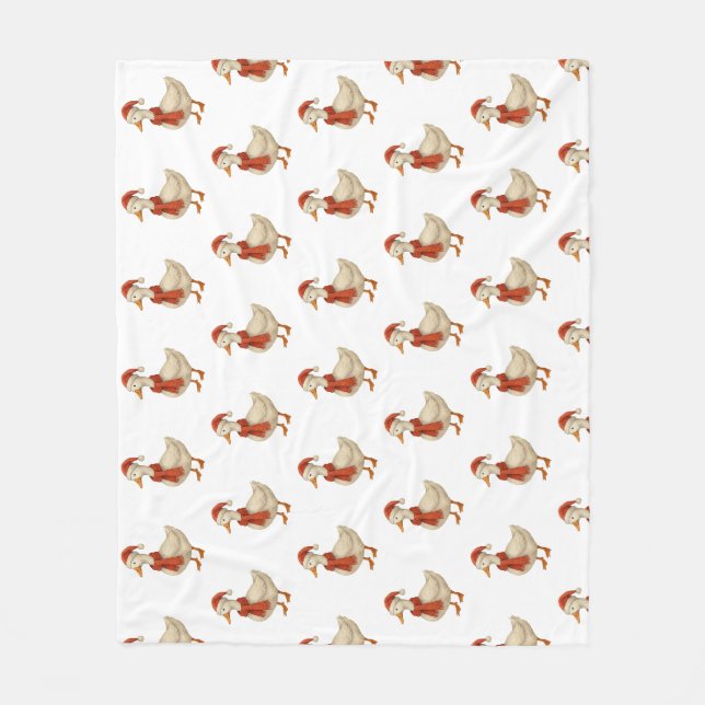 Couverture Polaire Merry Christmas to my Silly Goose (Devant)