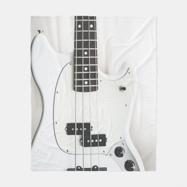 Couverture Polaire Merveilleuse basse guitare (Devant)