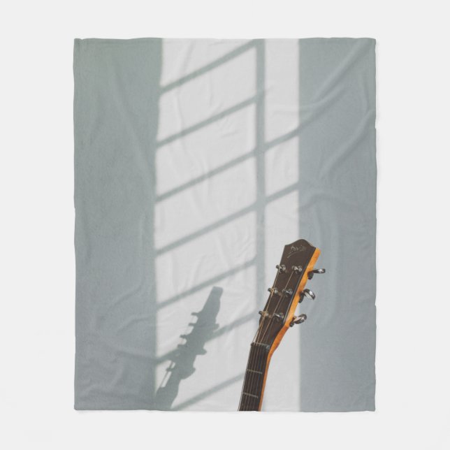 Couverture Polaire Merveilleuse guitare acoustique (Devant)