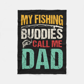 Couverture Polaire Mes Amies De Pêche Préférées M'Appelent Papa Pêche