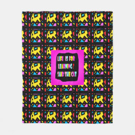 COUVERTURE POLAIRE MESSAGE DE TYPE YOGA SUR LA VIE