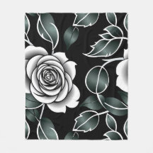 Metallic Silver Roses With Dark Green Leaves