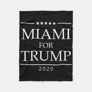 Couverture Polaire Miami Pour Trump Vote Président Hispanique Latino