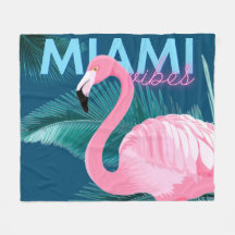 Miami Vibes Neon Flamant rose Art déco