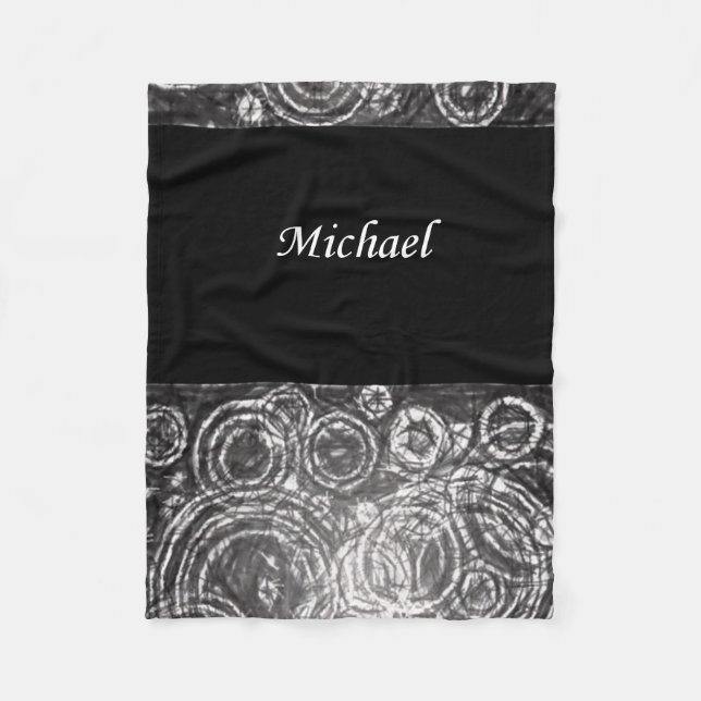 Couverture Polaire Michael blanc blanc polaire (Devant)