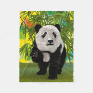 Couverture Polaire Mignon Ours Panda Kawaii Amoureux des Animaux Cade