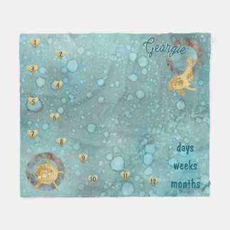 Couverture Polaire Milestone Dolphin Baby