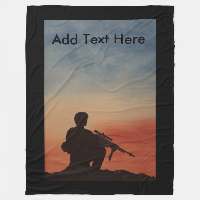 Couverture Polaire Militaires et vétérans faits sur commande de (Devant)
