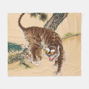 Couverture Polaire Minhwa Tigre laid Koreen