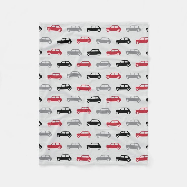 Couverture Polaire Mini tonneliers sur l'aller - rouge et noir - (Devant)