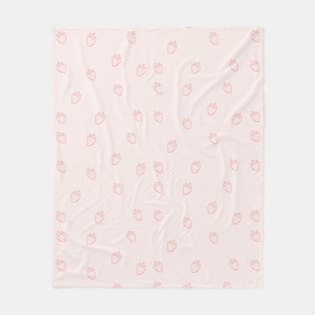 Couverture Polaire Minimalisme de la Fraise (Devant)