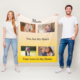 Couverture Polaire MinimalistKeepsake - Maman, Tu es Mon Cœur
