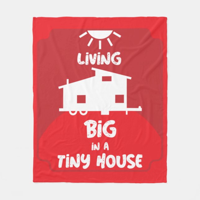 Couverture Polaire Minuscule Maison - Minuscules Maisons (Devant)