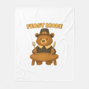 Couverture Polaire Mode Fête Dinde de Thanksgiving - Dindon Pèlerin M