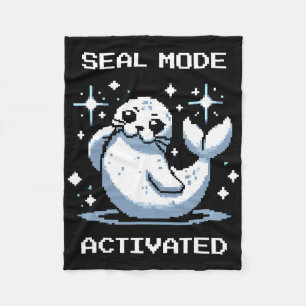 Couverture Polaire Mode Jointure Activé Pixel Art Jointure Rétro Styl