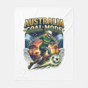 Couverture Polaire Mode squelette de l'Australie frappeur de nations