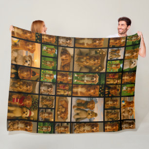 Couverture Polaire Modèle de collage photo personnalisé sur mesure 40